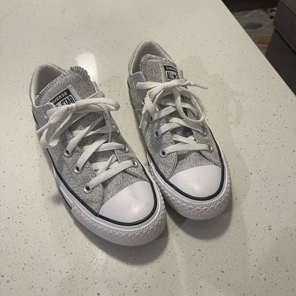 Grey Converse All Stars size 6.5